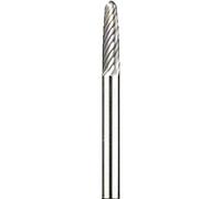 Dremel 9910 - Fresa de carburo de tungsteno con punta de cono 3.2 mm, accesorio punta cuadrada para herramienta rotativa para grabar, tallar en metal, carbono, aluminio