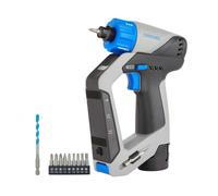 DREMEL - Atornillador taladrador a batería 12V DD12V-S1 con accesorios, 1 batería 2,0 Ah Li-Ion, cargador F013DD12JA