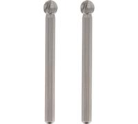 Dremel Accesorios de fresado 192 – 2 fresas en forma de bola de alta velocidad 4,8 mm (2 paquetes)