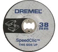 Dremel Juego de accesorios SC541 EZ Speedclic – 2 muelas reforzadas para lijar y afilar metales