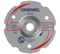 Dremel Disco de corte DSM600 para sierra DSM20, 20 mm profundidad, cortes rectos, inmersión y al ras