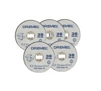 Dremel Discos de corte para metal EZ SpeedClic SC456 – 38 mm – pack de 5 unidades