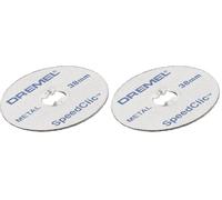 Dremel EZ SpeedClic SC456 Metal Cutting Wheel 5-pack, 5 Cutting Wheels with 38mm Cutting Diameter for Rotary Tool (Paquete de 2)