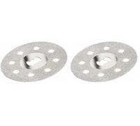 Dremel EZ SpeedClic SC545 Disco de corte de diamante, accesorio para herramientas rotativas con 38 mm de diámetro de corte para cortar materiales duros (Paquete de 2)