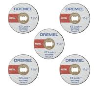 Dremel EZ456 1-1/2 pulgadas EZ Lock Rotary Tool Cut-Off Ruedas para metal, 5 unidades