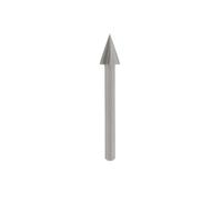 Dremel Fresa de alta velocidad 125 – 6,4 mm, forma triangular, 2 unidades