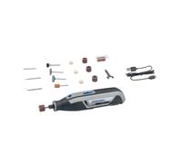 Dremel Multiherramienta Lite 7760 inalámbrica, batería de litio 3.6 V, kit 15 accesorios, USB