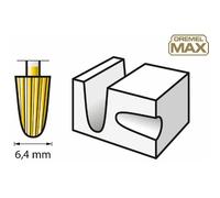 Dremel max broca de tallado de alto rendimiento (117dm) 2 brocas de al