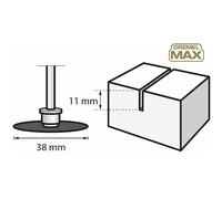 Dremel max disco de corte de alto rendimiento (sc545dm) disco de corte