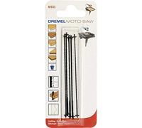 Dremel MS51 - Paquete de 5 hojas de sierra para sierra de mesa MS20, kit de accesorios con 5 hojas de sierra, 18 mm de profundidad de corte para trabajar la madera