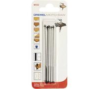 Dremel Hojas para sierra de marquetería MS52 – Paquete de 5 para MS20, 12 mm para madera