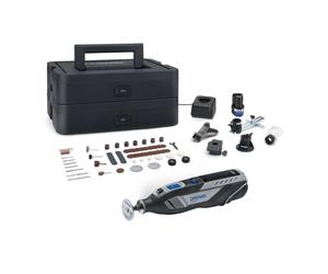 DREMEL - Multiherramienta a batería de 12 V, con accesorios, 2 baterías de iones de litio de 2,0 Ah, cargador F0138250JF