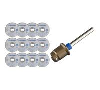Dremel Sc456B - Mp (X12) - Disco de Corte Para Metal Ø 38,0 Mm + 2615S402Jb Mandril Ez Speedclic (Sc402)