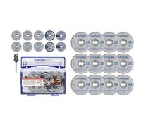 Dremel Sc690 Juego De Accesorios De Corte Ez Speedclic Para Herramientas Rotatorias + Sc456B Kit De 12 Discos De Corte Para Metal. Diámetro 38Mm. Diámetro Del Vástago 3,2Mm