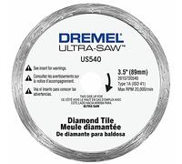 Dremel, US540-01 Ultra-Saw, Hoja de diamante para azulejos de 9 cm, Blanco