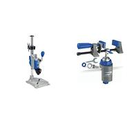 Dremel Workstation 220 - Centro de trabajo y soporte para taladro o soporte para multiherramienta + 2500 Multi-Vise Complemento para Multiherramientas 3 en 1
