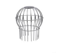 Drenaje de piso, cubierta de malla esférica de acero inoxidable 304, diseño antiobstrucción para techos, balcones, terrazas, para protección de hojas y cubierta de cable (tubo 110)