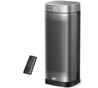 DREO Calefactor cerámico de 2000 W de bajo consumo y silencioso con termostato, temporizador de 12 h, 3 modos, oscilación de 70°, calefactor eléctrico de 16 pulgadas para estancias