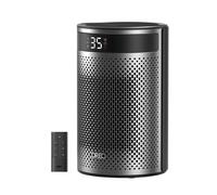Dreo calefactor cerámico portátil atom 416, 1500w, plata y negro