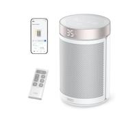 DREO Calefactor Eléctrico, 1500 W Eficiente en Energía, Silencioso | Portátil, con Ventilador Cerámico, Termostato con 3 Modos, Temporizador de 12 Horas, para Dormitorio, Calefactor 316S