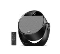 Dreo Calefactor eléctrico 1500W silencioso y de bajo consumo, portátil con mando y termostato, inclinación 60°, 8 sistemas de seguridad, cerámica PTC, temporizador 12h, 3 modos y 3 velocidades