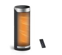 Dreo Calefactor Eléctrico 2000W para Dormitorio, Estufa Portátil de 16 Pulgadas con Oscilación de 70°, 3 Modos y 3 Velocidades, Temporizador Programable 12H, Silencioso y de Bajo Consumo Eficiente