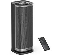Dreo Elektrische ruimteverwarmer, elektrische kachel 3-Modus 3-Speed, Thermostaat, Afstandsbediening, 12H Timer, 70° oscilacia, ECO-modus, kantelbeveiliging en oververhitting, keramische verwarming