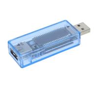 DRESSOOS Medidor de Tensión USB con Pantalla Lcd, Comprobador Eléctrico Versátil de Plástico para Bancos de Energía y Tablets, Fácil para Uso Diario y Estaciones de Reparación