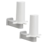 DRESSOOS Soporte Óxido y Transparente para Toallas de al Film Papell Blanco, sin Perforaciones y Resistente 2 Piezas para Cocina y Dormitorio