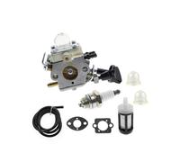 Drezzo Carburador cortacésped Carburador con Chispa para Juntas de bujía, Filtro Combustible para soplador para Stihl SH56 SH56C SH86 SH86C BG86 C1M-S261B 42411200616