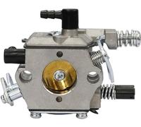 Drezzo Carburador cortacésped para Komatsu 4500 5200 5800 45cc 52cc 58cc 1 Pieza carburador con Doble Tubo de plástico/Cobre repuestos Motosierra Accesorios(Double Plastic Tube)