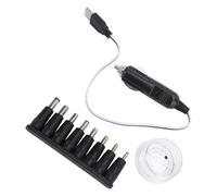 Drfeify Juego de Conectores de Adaptador de para Panel Solar, Adaptador de de Panel Solar Portátil de Alta Resistencia, 8 Piezas de Tipos A A H con Línea de Prueba y Medidor de ángulo de Luz para