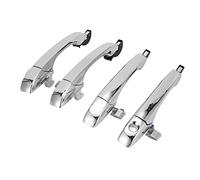 Drfeify Manija de Puerta Exterior ABS Manija de Puerta Exterior 4 Piezas OEM 5065800AG 4589009AG 5065801AG para 300 2005 a 2010 Magnum 2005 a 2008 2007