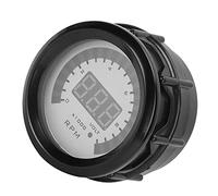 Drfeify Tacómetro Digital Medidor de Tacómetro de Plástico 52 Mm 2 Pulgadas 0 a 9999 RPM Pantalla de Motor Paso a Paso para Vehículos de Gasolina de 12 V 4 6 8 Cilindros Reemplazo del Tablero de