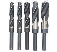 Drill America Juego de brocas de vástago reducido de acero de alta velocidad de 5 piezas en estuche de plástico (9/16" - 1"), serie POU