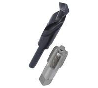 Drill America Juego de brocas HSS NPS de 3/4 pulgadas de la serie POU (National Pipe Straight) y 15/16 pulgadas HSS