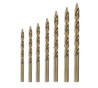Drill America ZMPOUGSC7 GSC Series - Juego de brocas de punta escalonada de cobalto de 7 piezas