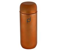 Drink Pod Termo reutilizable con cuerpo de acero inoxidable con pared al vacío, acabado de cobre metálico, 200 ml