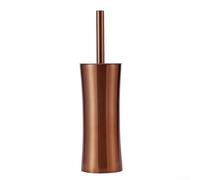 Drivstraw Gold WC Set 201 Limpiador de baño independiente de acero inoxidable con soporte elegante diseño 37,5 x 10 cm (color cobre)