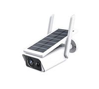 DRIWEI Cámara con Panel Solar WiFi 2MPX Infrarrojos SD Sensor Movimiento ABQ-Q1