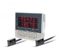 DRO LCD de 2 ejes, sensor magnético, cinta de desplazamiento, sensor de escala de desplazamiento, codificador CNC, torno para trabajar la madera, precisión y multifuncion,Multi-colored-1000mm set
