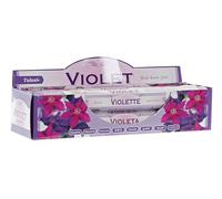 DRW Incienso Varilla Aroma Violeta Varilla 25 cm Violet (120 Unidades) + estampita San Pancracio