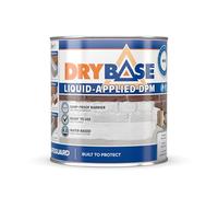 Drybase Membrana Líquida Impermeabilizante - 1L, Blanco - Pittura Antihumedad para Uniones de Pared y Suelos Húmedos