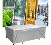 DSRDRFG Funda para Muebles De Jardín 180x140x70cm/LaxAnxAL Funda Protectora Mesa Exterior, Impermeable Anti Viento, Anti UV, Funda Sofa Jardin Exterior para Muebles de Exteriors Sillas Mesas, Negro