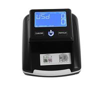 DSYOGX Detector de billetes y contador de dinero, contador de monedas con gran pantalla LED y batería recargable para euros, dólares estadounidenses, 5,31 x 5,71 x 2,95 pulgadas