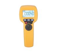 DT-10S 7,4 V 2200mAh 60-99999 Estroboscópicos/min 1500LUX Estroboscopio LED De Mano Velocímetro Flash Medición Velocidad Rotación Pantalla De Alta PrecisióN(Yellow)