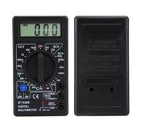 Dt-830b Multímetro Multifuncional Dt-830b, Multímetro LCD Portátil Digital Amp Volt Ohm Tester Voltímetro Ohmímetro Medidor para el Hogar Automotriz (DT-830B negro)