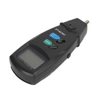 DT6236C Tacómetro Digital 2 en 1 Medidor de Tacómetro Optoelectrónico de RPM de Contacto Y sin Contacto 19999RPM Medidor de Velocidad Medidor de Rotación para Rueda de Motor