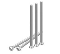 DTGN 5Tornillos de Máquina de Cabeza Avellanada Phillips, 5/16-18x1-1/4", 15 Pieza, Acero Inoxidable 304, Ranura Phillips, Rosca Completa Unc, Acabado Brillante.