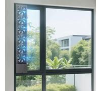 DTWEFF Extractor de aire, extractor de ventana para dormitorio, ventilador de ventana de flujo de aire reversible, extractor de aire retráctil para Cocina, hogar y baño(42-46in)